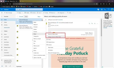 go to my outlook inbox.